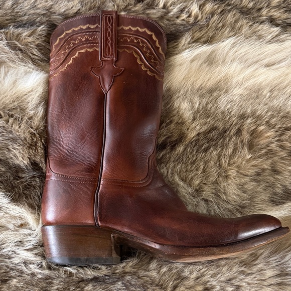 Lucchese Devin Tan Leather - Picture 2 of 8